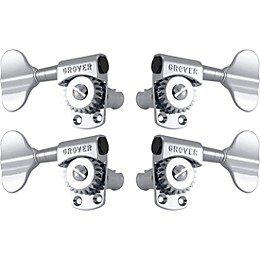 GROVER Titan Electric Bass 145 Series Tuning Machines Chrome 2+2