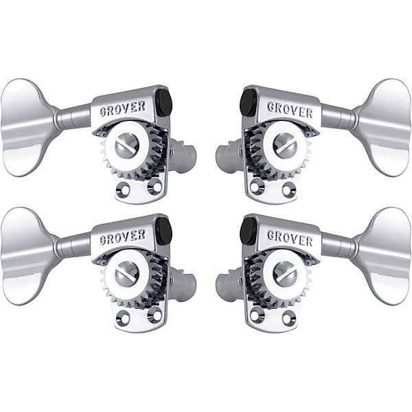 GROVER Titan Electric Bass 145 Series Tuning Machines Chrome 2+2