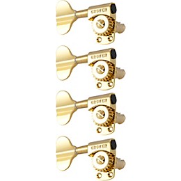 GROVER Titan Electric Bass 145 Series Tuning Machines Gold Reverse 4-in-line