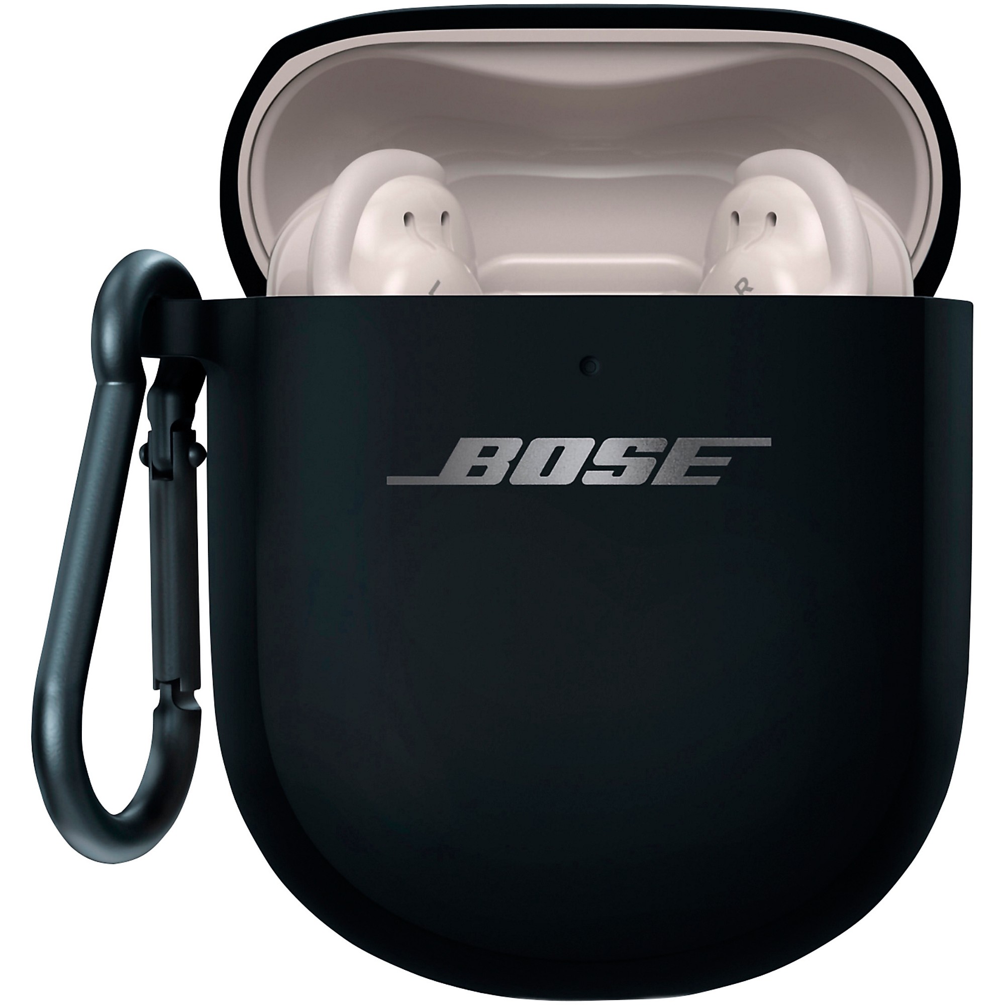 Bose Ultra Open Earbuds Wireless Charging Case Cover Black Bose Ultra Open Earbuds Wireless Charging Case Cover Black