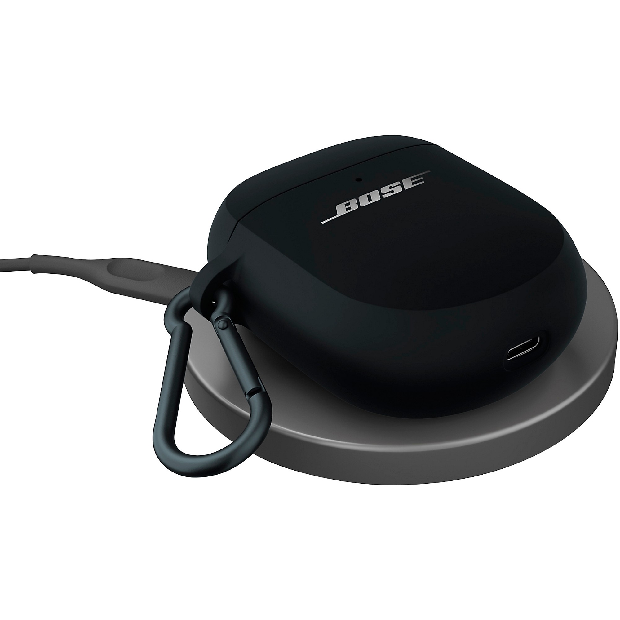 Bose Ultra Open Earbuds Wireless Charging Case Cover Black Bose Ultra Open Earbuds Wireless Charging Case Cover Black