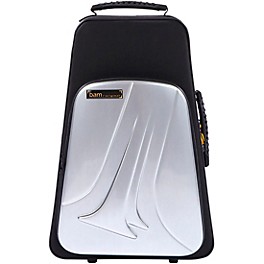 Bam New Trekking Double Trumpet Case Silver Carbon Bam New Trekking Double Trumpet Case Brushed Aluminum