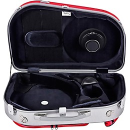 Bam L'Etoile Hightech Adjustable Detachable Bell French Horn Case Red