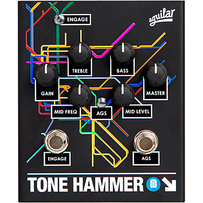 Aguilar Tone Hammer Ltd Subway Preamp Di Bass Pedal Black for sale