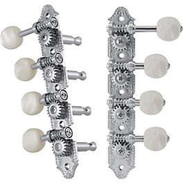 GROVER Professional Mandolin F Styl... GROVER Professional Mandolin F Style 409 Series Pearloid Button Tuning Machines Chrome