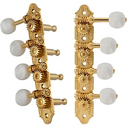 GROVER Professional Mandolin F Style 409 Series Pearloid Button Tuning Machines Gold