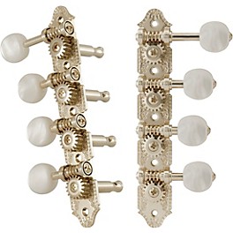 GROVER Professional Mandolin F Styl... GROVER Professional Mandolin F Style 409 Series Pearloid Button Tuning Machines Nickel