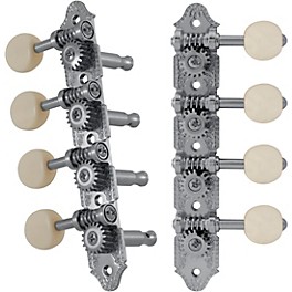 GROVER Professional Mandolin A Style 4... GROVER Professional Mandolin A Style 409 Series White Button Tuning Machines Chrome