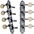 GROVER Professional Mandolin A Style 4... GROVER Professional Mandolin A Style 409 Series White Button Tuning Machines Chrome