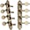 GROVER Professional Mandolin A Style 4... GROVER Professional Mandolin A Style 409 Series White Button Tuning Machines Nickel