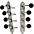 GROVER Professional Mandolin F Style 4... GROVER Professional Mandolin F Style 409 Series Black Button Tuning Machines Chrome