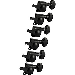 GROVER Mid-Size Rotomatics 305 Series Tuning Machines Black Chrome 6-in-line