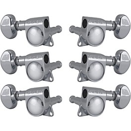 GROVER Mid-Size Rotomatics 305 Series Tuning Machines Chr... GROVER Mid-Size Rotomatics 305 Series Tuning Machines Chrome 3+3