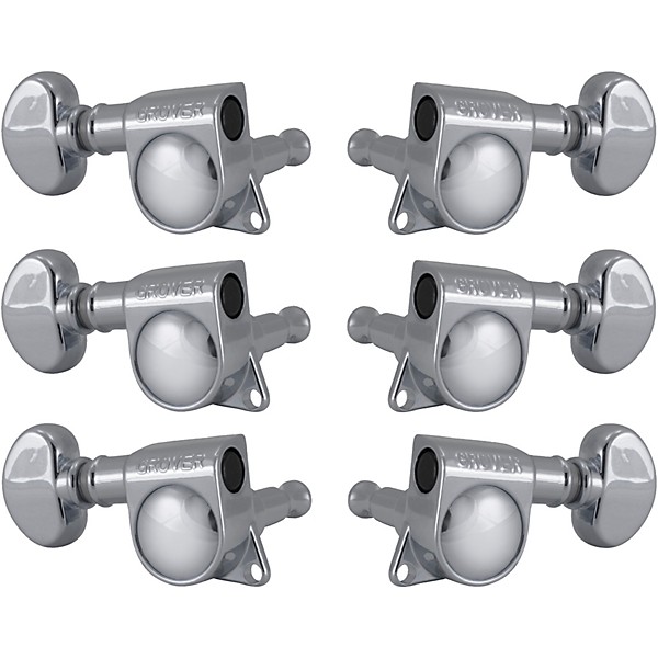 GROVER Mid-Size Rotomatics 305 Series Tuning Machines Chrome 3+3