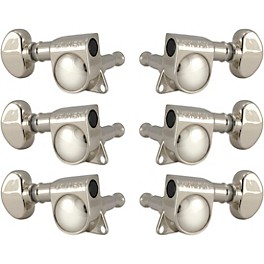 GROVER Mid-Size Rotomatics 305 Series Tuning Machines Bla... GROVER Mid-Size Rotomatics 305 Series Tuning Machines Nickel 3+3