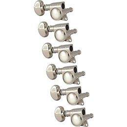 GROVER Mid-Size Rotomatics 305 Series Tuning Machines Nickel Reverse 6-in-line