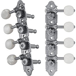 GROVER Professional Mandolin A Styl... GROVER Professional Mandolin A Style 409 Series Pearloid Button Tuning Machines Chrome