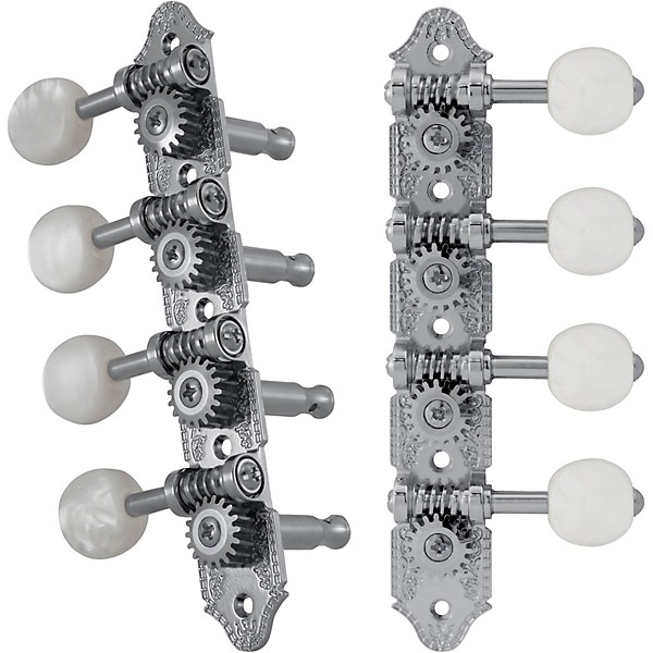 GROVER Professional Mandolin A Style 409 Series Pearloid Button Tuning Machines Chrome