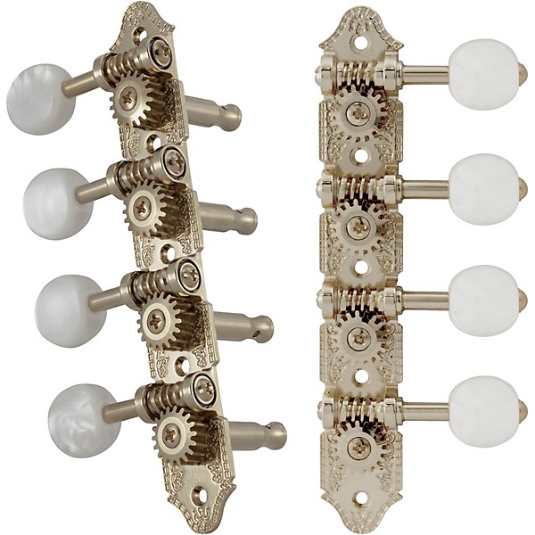 GROVER Professional Mandolin A Style 409 Series Pearloid Button Tuning Machines Nickel