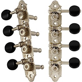 GROVER Professional Mandolin A Style 4... GROVER Professional Mandolin A Style 409 Series Black Button Tuning Machines Nickel