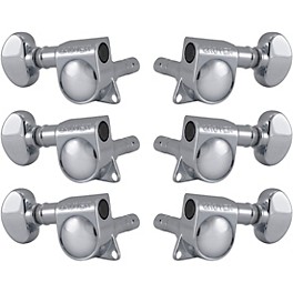 GROVER Mid-Size Locking Rotomatics 406 Series Tun... GROVER Mid-Size Locking Rotomatics 406 Series Tuning Machines Chrome 3+3