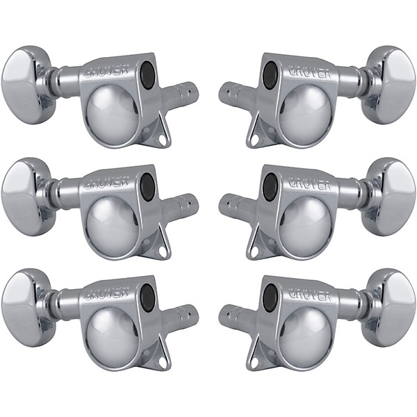 GROVER Mid-Size Locking Rotomatics 406 Series Tuning Machines Chrome 3+3