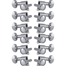 GROVER Mid-Size Locking Rotomatics 406 Series Tuning Machines Chrome 6+6