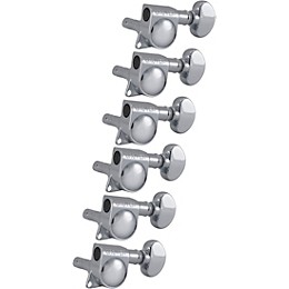 GROVER Mid-Size Locking Rotomatics 406 Series Tuning Machines Chrome 6-in-line