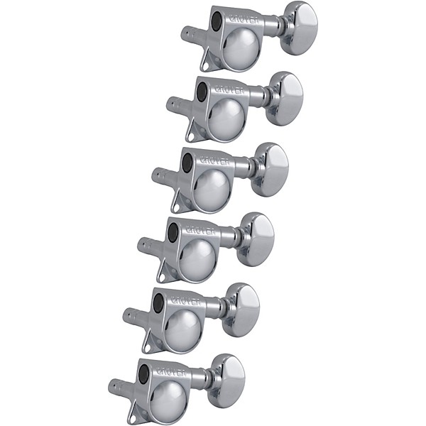 GROVER Mid-Size Locking Rotomatics 406 Series Tuning Machines Chrome 6-in-line