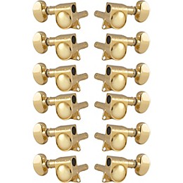 GROVER Mid-Size Locking Rotomatics 406 Series Tuning Machines Gold 6+6