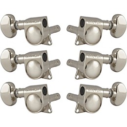 GROVER Mid-Size Locking Rotomatics 406 Series Tuning Machines Nickel 3+3