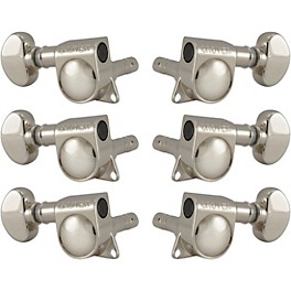 GROVER Mid-Size Locking Rotomatics 406 Series Tun... GROVER Mid-Size Locking Rotomatics 406 Series Tuning Machines Nickel 3+3