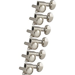 GROVER Mid-Size Locking Rotomatics 406 Series Tuning Machines Nickel 6-in-line