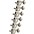 GROVER Mid-Size Locking Rotomatics 406 Seri... GROVER Mid-Size Locking Rotomatics 406 Series Tuning Machines Nickel 6-in-line