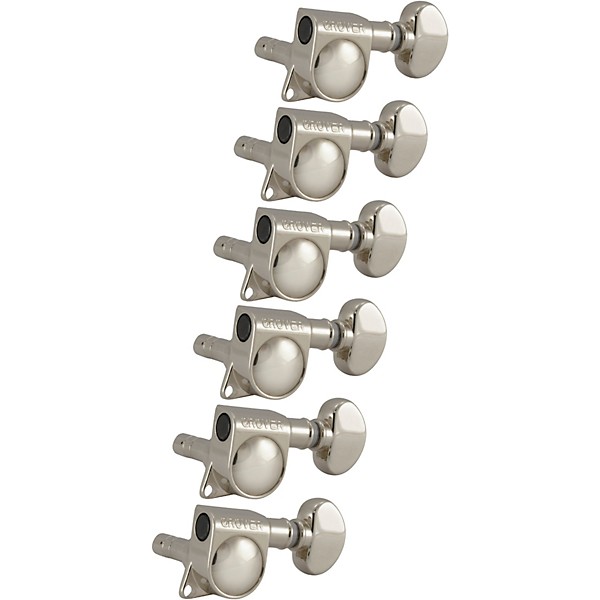 GROVER Mid-Size Locking Rotomatics 406 Series Tuning Machines Nickel 6-in-line