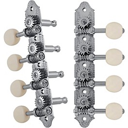 GROVER Professional Mandolin V... GROVER Professional Mandolin Vintage A Style 409 Series White Button Tuning Machines Chrome