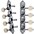 GROVER Professional Mandolin V... GROVER Professional Mandolin Vintage A Style 409 Series White Button Tuning Machines Chrome