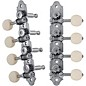 GROVER Professional Mandolin Vintage A Style 409 Series White Button Tuning Machines Chrome thumbnail