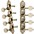 GROVER Professional Mandolin V... GROVER Professional Mandolin Vintage A Style 409 Series White Button Tuning Machines Nickel