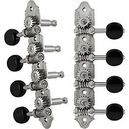 GROVER Professional Mandolin V... GROVER Professional Mandolin Vintage A Style 409 Series Black Button Tuning Machines Chrome