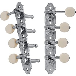 GROVER Professional Mandolin F Style 4... GROVER Professional Mandolin F Style 409 Series White Button Tuning Machines Chrome