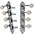 GROVER Professional Mandolin F Style 4... GROVER Professional Mandolin F Style 409 Series White Button Tuning Machines Chrome