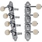 GROVER Professional Mandolin F Style 409 Series White Button Tuning Machines Chrome thumbnail