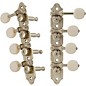 GROVER Professional Mandolin F Style 409 Series White Button Tuning Machines Nickel thumbnail