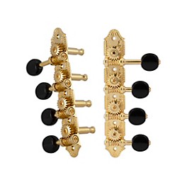 GROVER Professional Mandolin Vin... GROVER Professional Mandolin Vintage F Style 409 Series Black Button Tuning Machines Gold