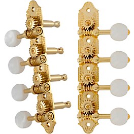 GROVER Professional Mandolin ... GROVER Professional Mandolin Vintage A Style 409 Series Pearloid Button Tuning Machines Gold