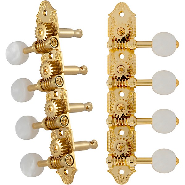 GROVER Professional Mandolin Vintage A Style 409 Series Pearloid Button Tuning Machines Gold