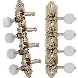 GROVER Professional Mandoli... GROVER Professional Mandolin Vintage A Style 409 Series Pearloid Button Tuning Machines Nickel