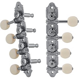 GROVER Professional Mandolin V... GROVER Professional Mandolin Vintage F Style 409 Series White Button Tuning Machines Chrome