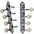 GROVER Professional Mandolin V... GROVER Professional Mandolin Vintage F Style 409 Series White Button Tuning Machines Chrome